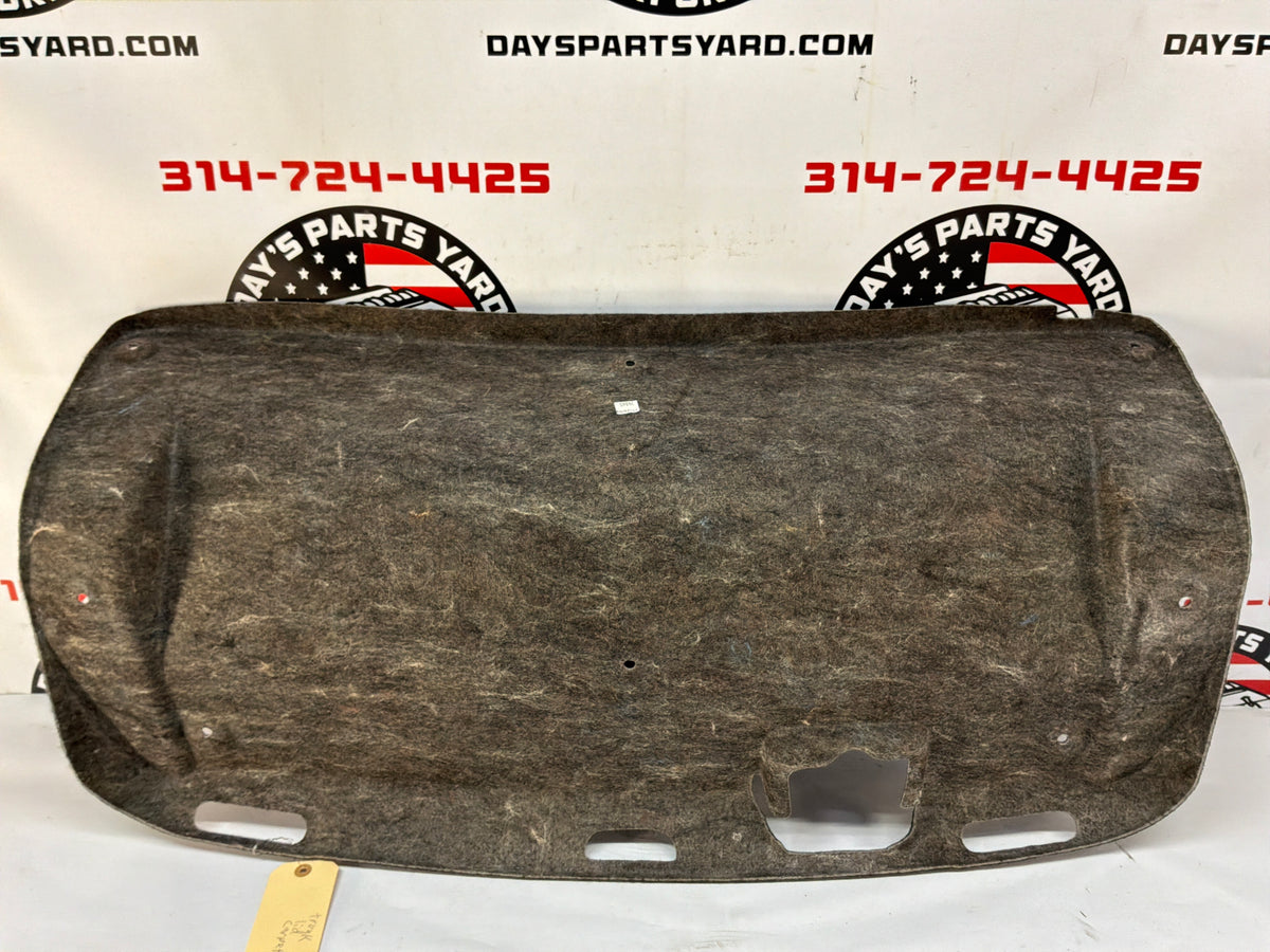 2009 Cadillac CTS-V Trunk Deck Lid Liner Carpet Felt OEM