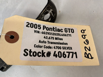 2005 Pontiac GTO Suspension Strut Tower Brace OEM