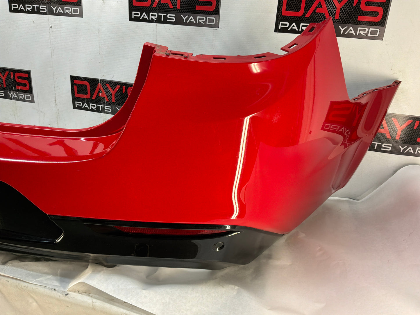 2015 Chevy SS Sedan Complete Rear Bumper Cover Panel Red OEM