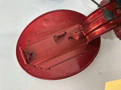 2002 Chevy C5 Corvette Complete Fuel Gas Door Lid Cover Assembly Red OEM