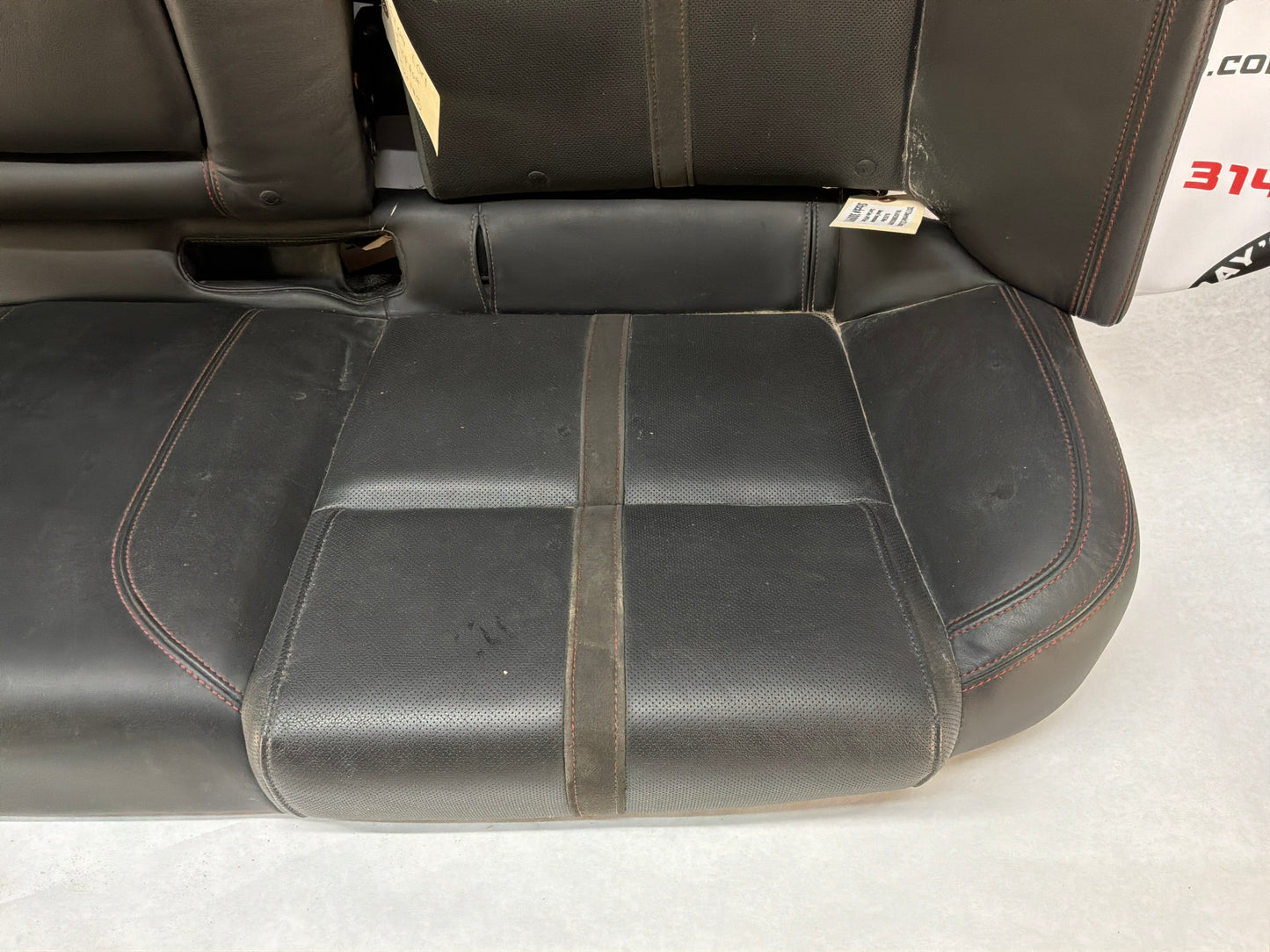 2017 Chevy SS Sedan Rear Seats Black Leather Alcantara Suede OEM
