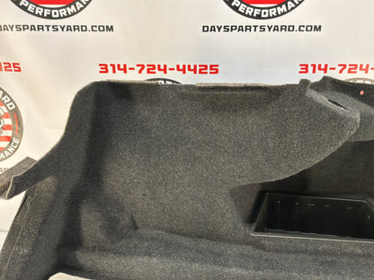 2016 Cadillac CTS-V RH Passenger  Interior Trunk Quarter Cargo Carpet Trim Panel Cover OEM