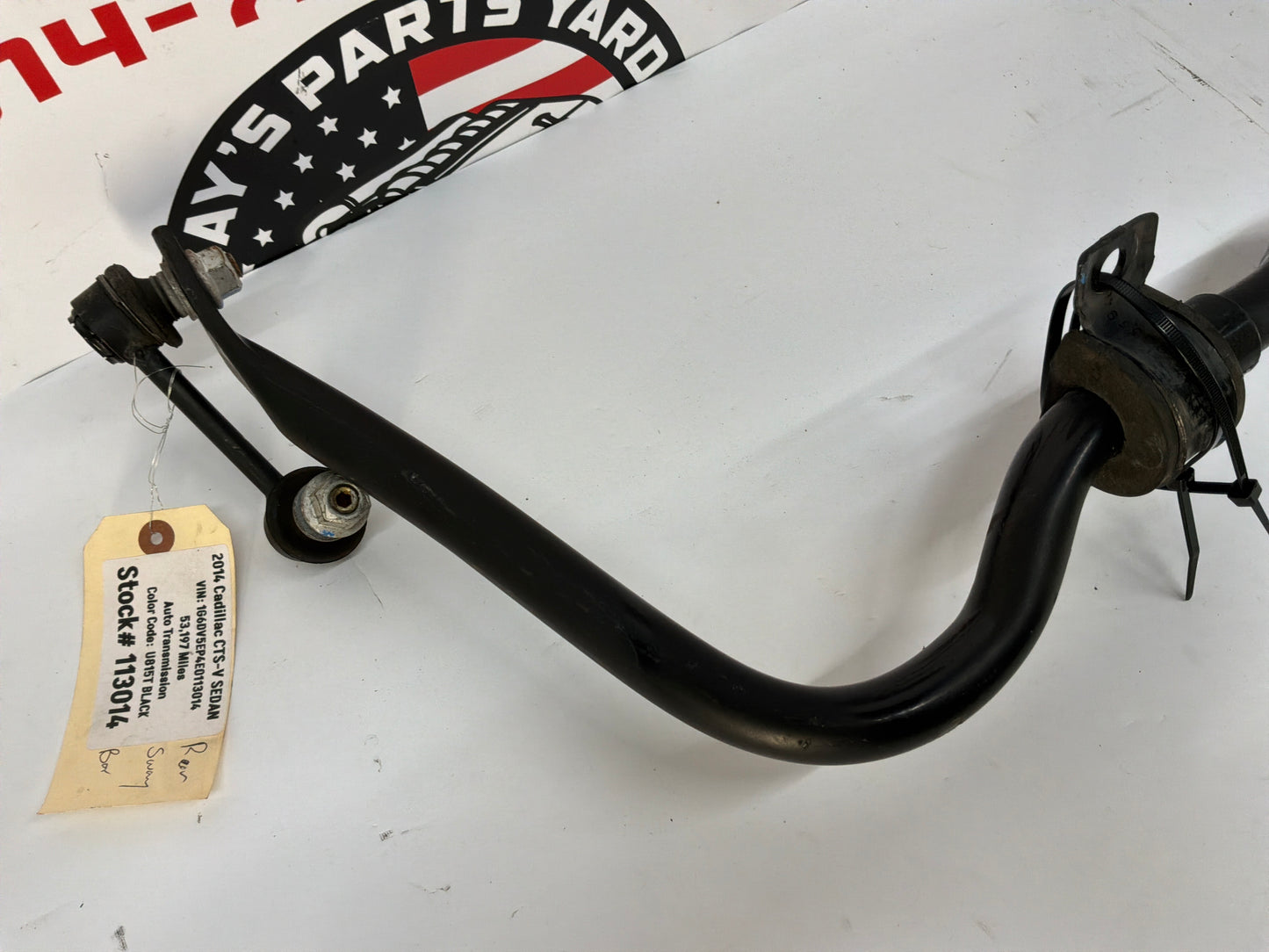 2014 Cadillac CTS-V Sedan Rear Stabilizer Sway Bar OEM