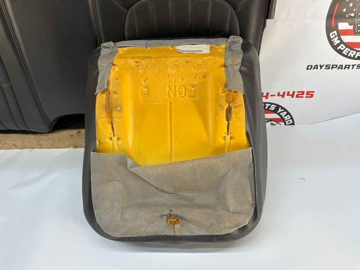 2002 Chevy Camaro Z28 Rear Seats Gray Grey Leather OEM