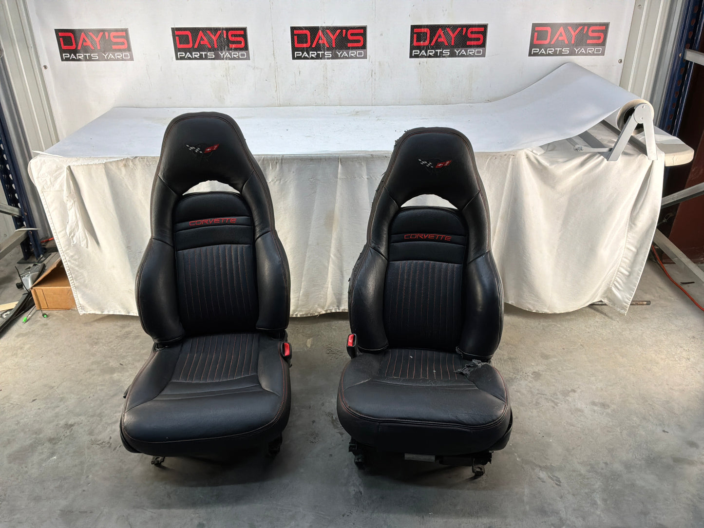 1999 Chevrolet C5 Corvette Seats Black Leather OEM