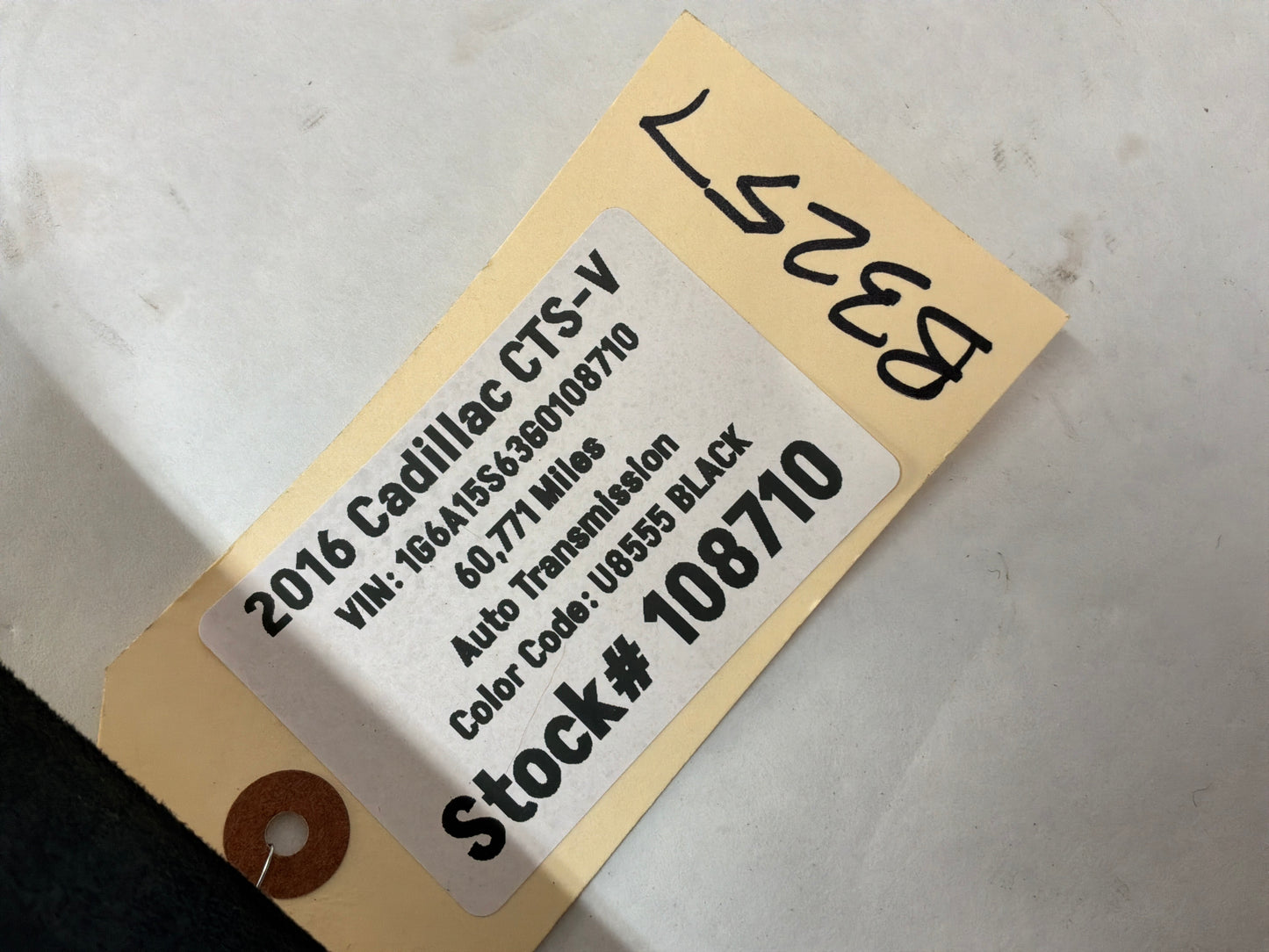 2016 Cadillac CTS-V RH & LH Interior A Pillar Trim Black Suede OEM
