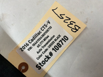 2016 Cadillac CTS-V RH & LH Interior A Pillar Trim Black Suede OEM