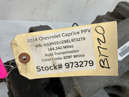 2014 Chevy Caprice PPV Rear End Rearend Carrier Differential 2.92 LSD OEM
