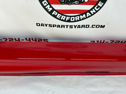 2014 Chevy SS Sedan RH Passenger Rocker Molding Side Skirt Panel Trim Red OEM