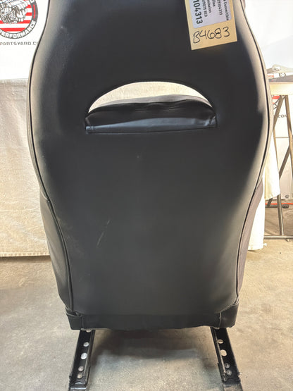 2002 Chevy C5 Corvette Convertible Seats RH & LH Front Black Leather Seats OEM