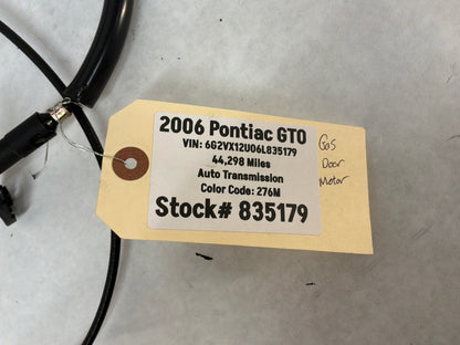 2006 Pontiac GTO Fuel Gas Door Lock Actuator w/ Cable  OEM