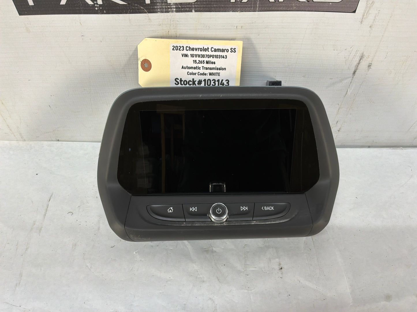2023 Chevy Camaro SS Navigation Radio Touch Screen Display Unit Control OEM