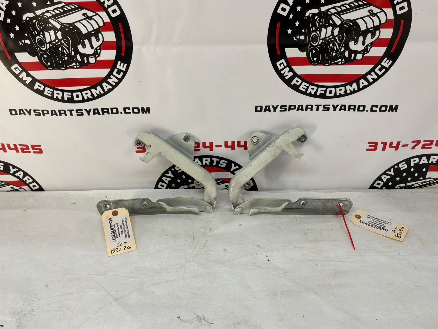 1999 Pontiac Trans Am WS6 RH & LH Hood Hinges OEM