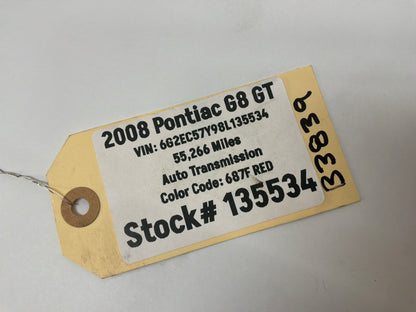 2008 Pontiac G8 GT Gas Fuel Pump Level Sending Unit Assembly OEM
