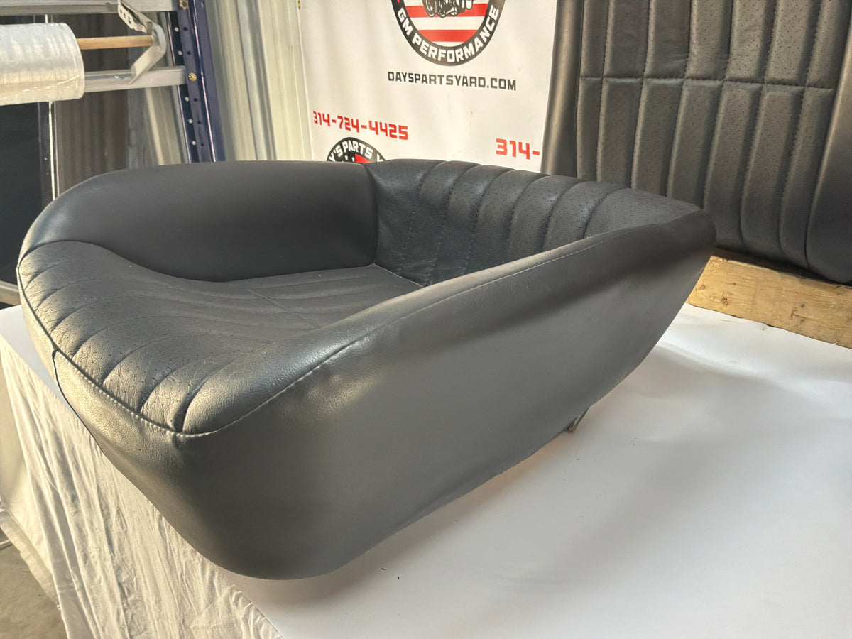 2002 Chevy Camaro Z28 Rear Seats Gray Grey Leather OEM