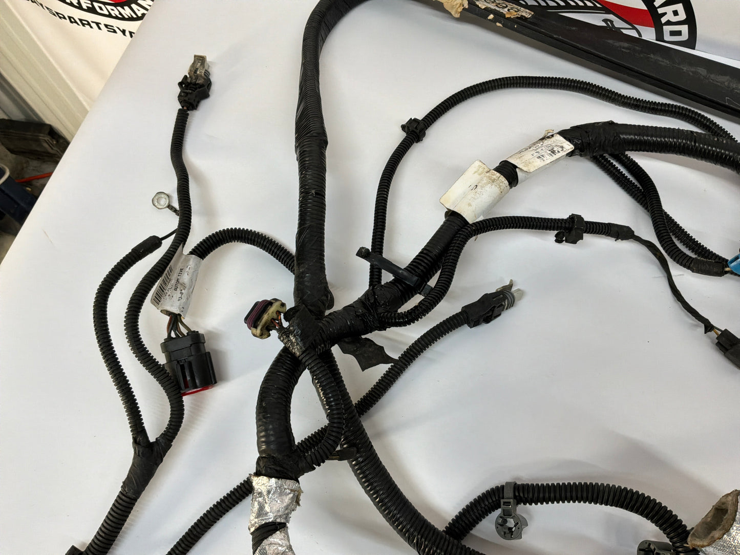 2007 C6 Corvette Convertible Engine Motor Automatic Transmission Wire Wiring Harness OEM