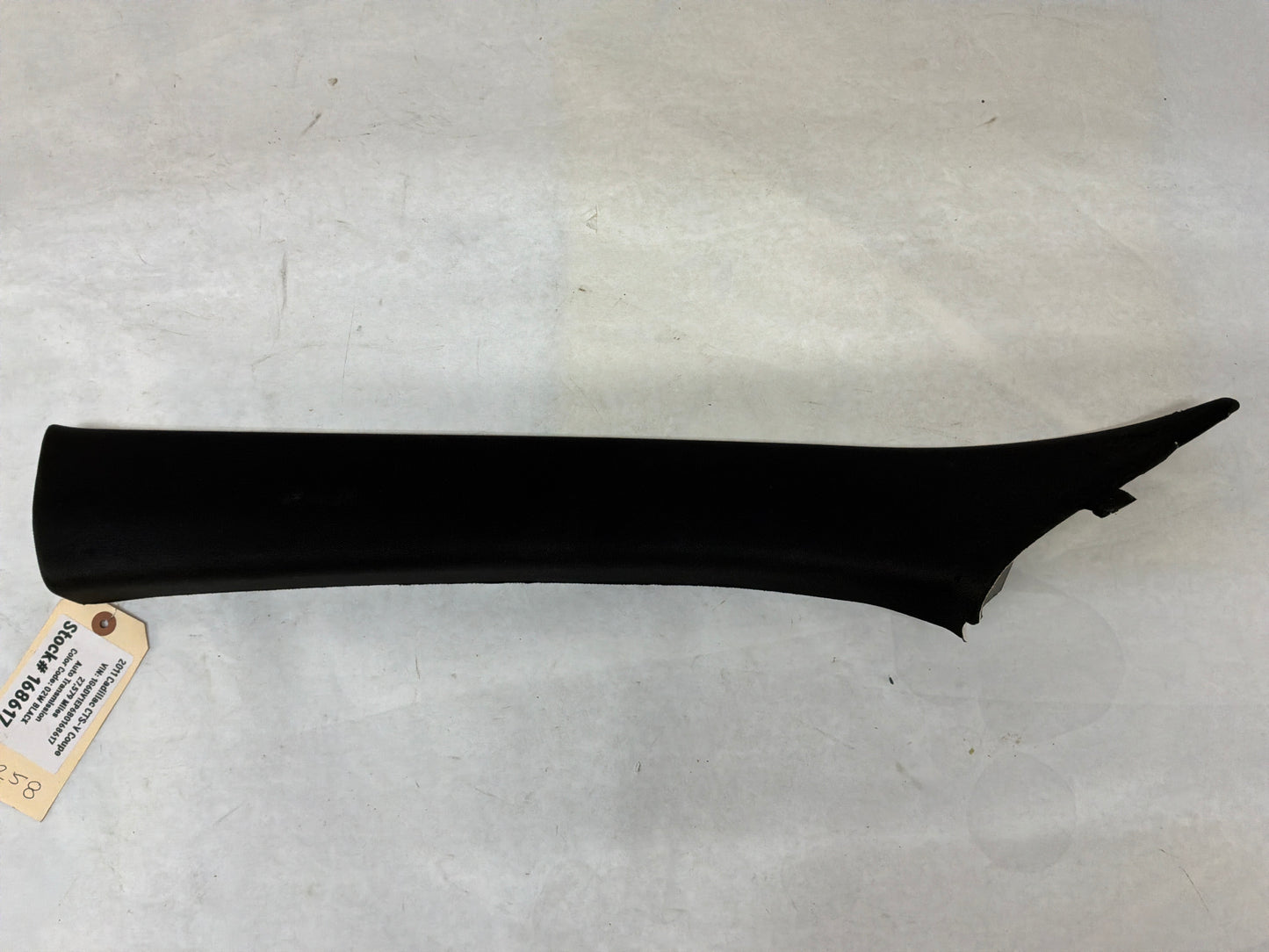 2011 Cadillac CTS-V Coupe LH Driver Windshield A Pillar Interior Trim OEM