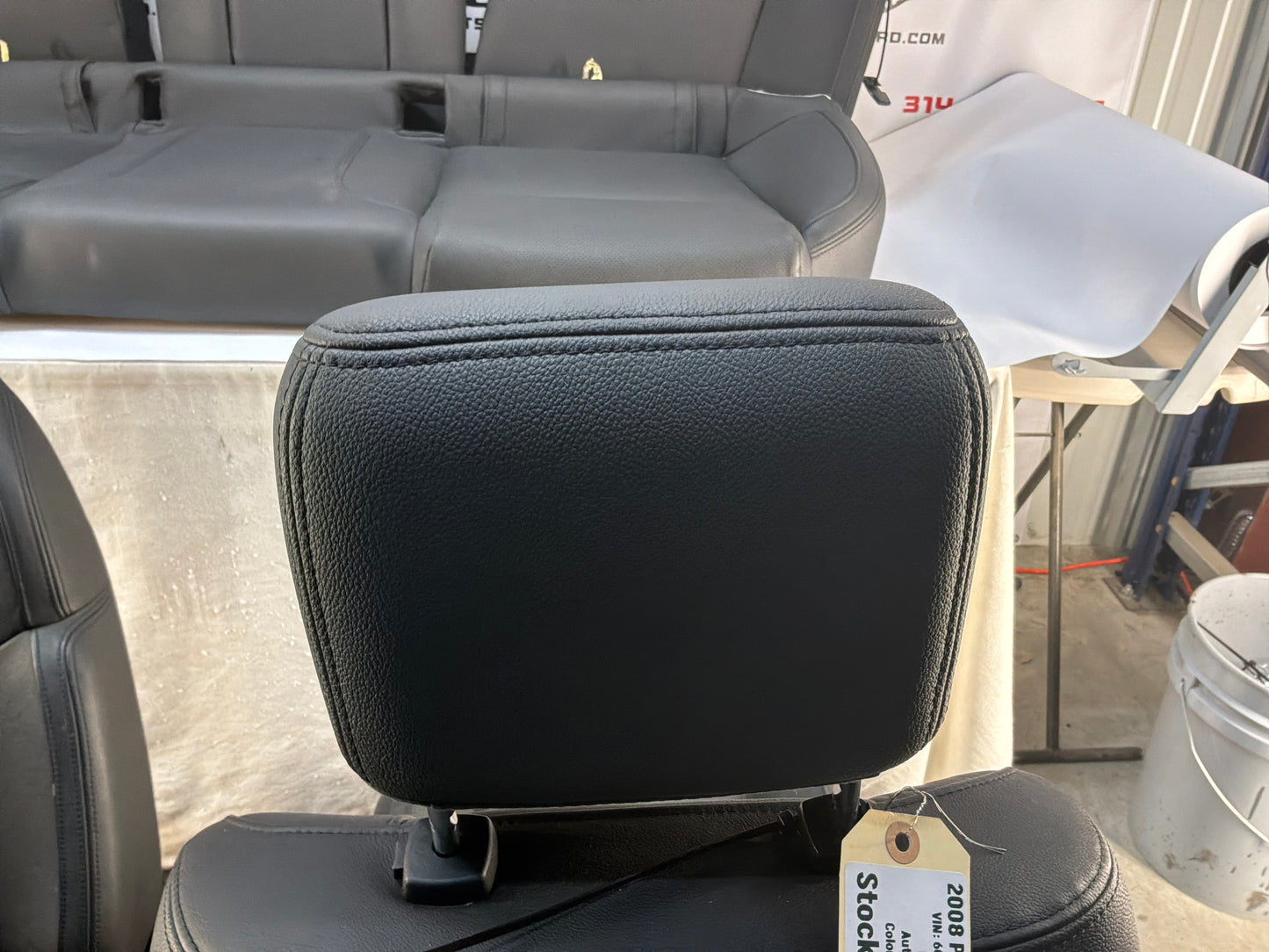 2008 Pontiac G8 GT Seats Fronts and Rears Black Leather OEM