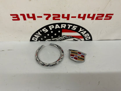 2009 Cadillac CTS-V Rear Trunk Deck Lid Ornament Emblem Logo Badge Shield OEM