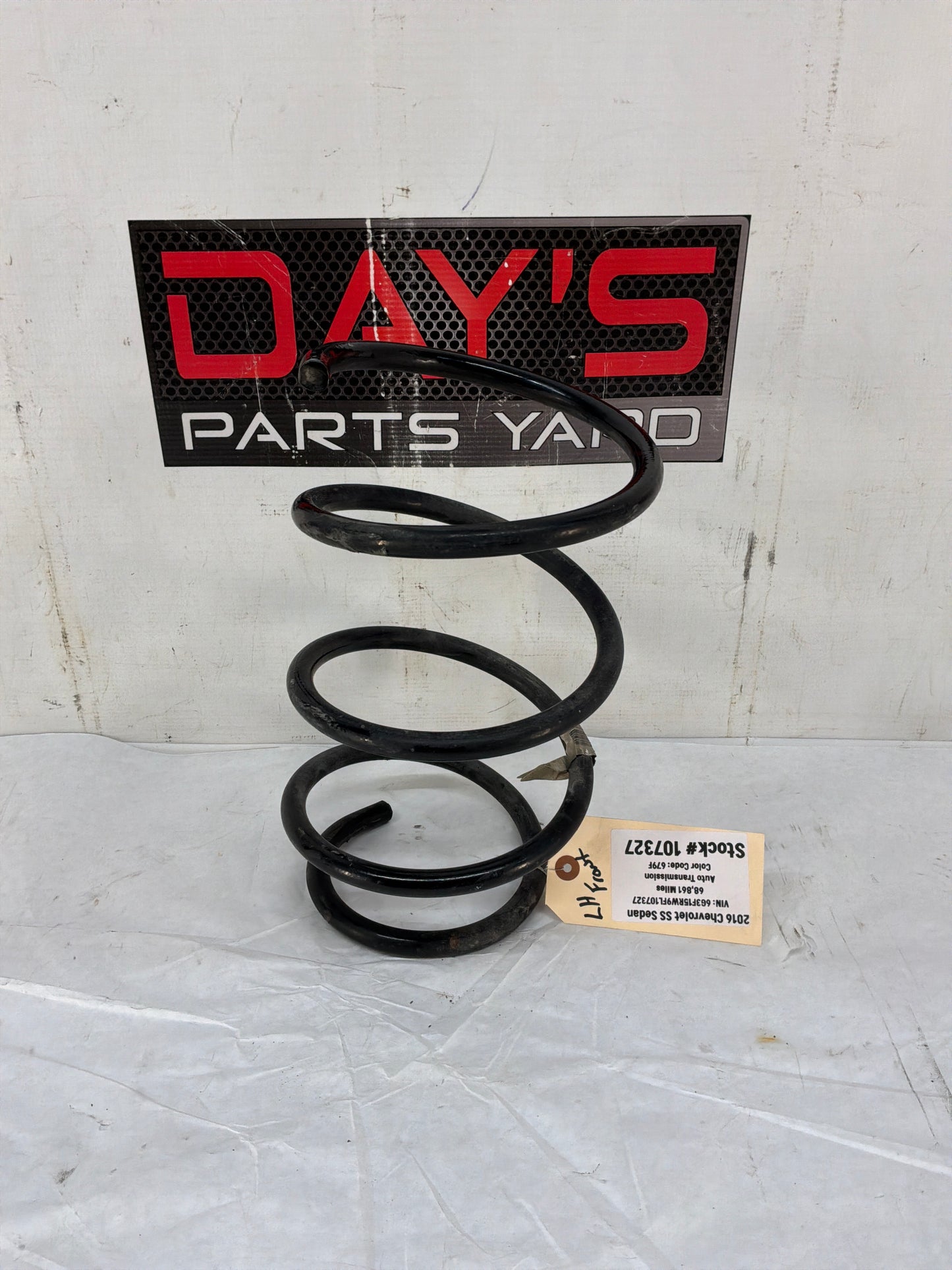 Lh front spring - Day's Parts Yard