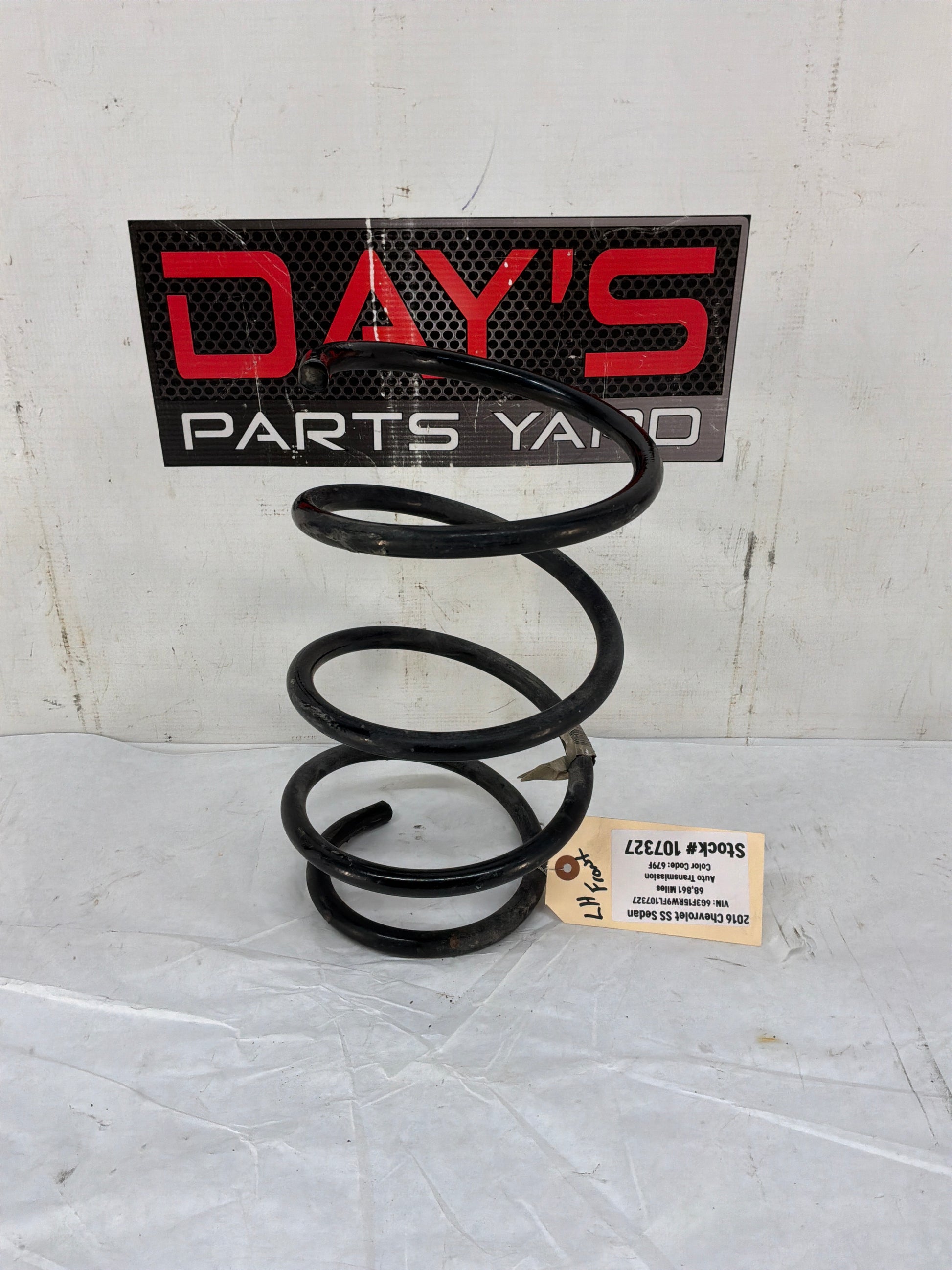 Lh front spring - Day's Parts Yard