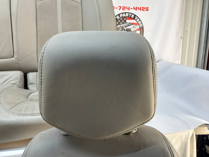 2009 Cadillac CTS-V Seats Fronts and Rears Leather and Suede OEM Titanium