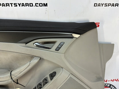 2009 Cadillac CTS-V Titanium LH Driver Front Interior Door Panel Trim OEM