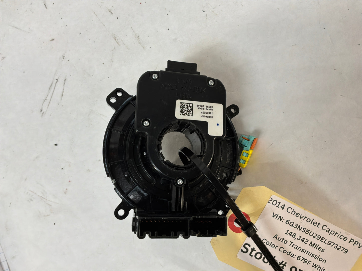 2014 Chevy Caprice PPV Steering Wheel Clock Spring OEM