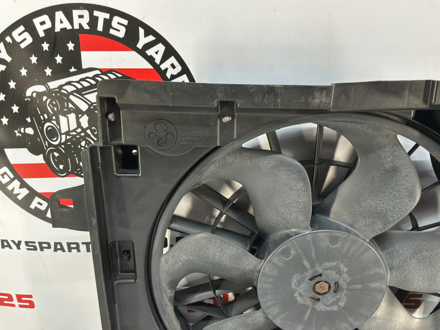 2007 C6 Corvette Convertible Radiator Electric Cooling Fans Assembly OEM