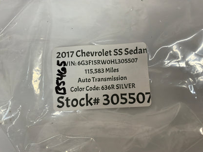 2017 Chevy SS Sedan Rearview Mirror Camera Cover Bezel Trim Molding OEM