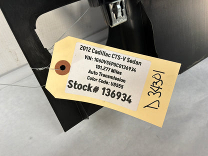 2012 Cadillac CTS-V Sedan Rear Storage Trunk Plastic Cover Panel Trim OEM - Day's Parts Yard