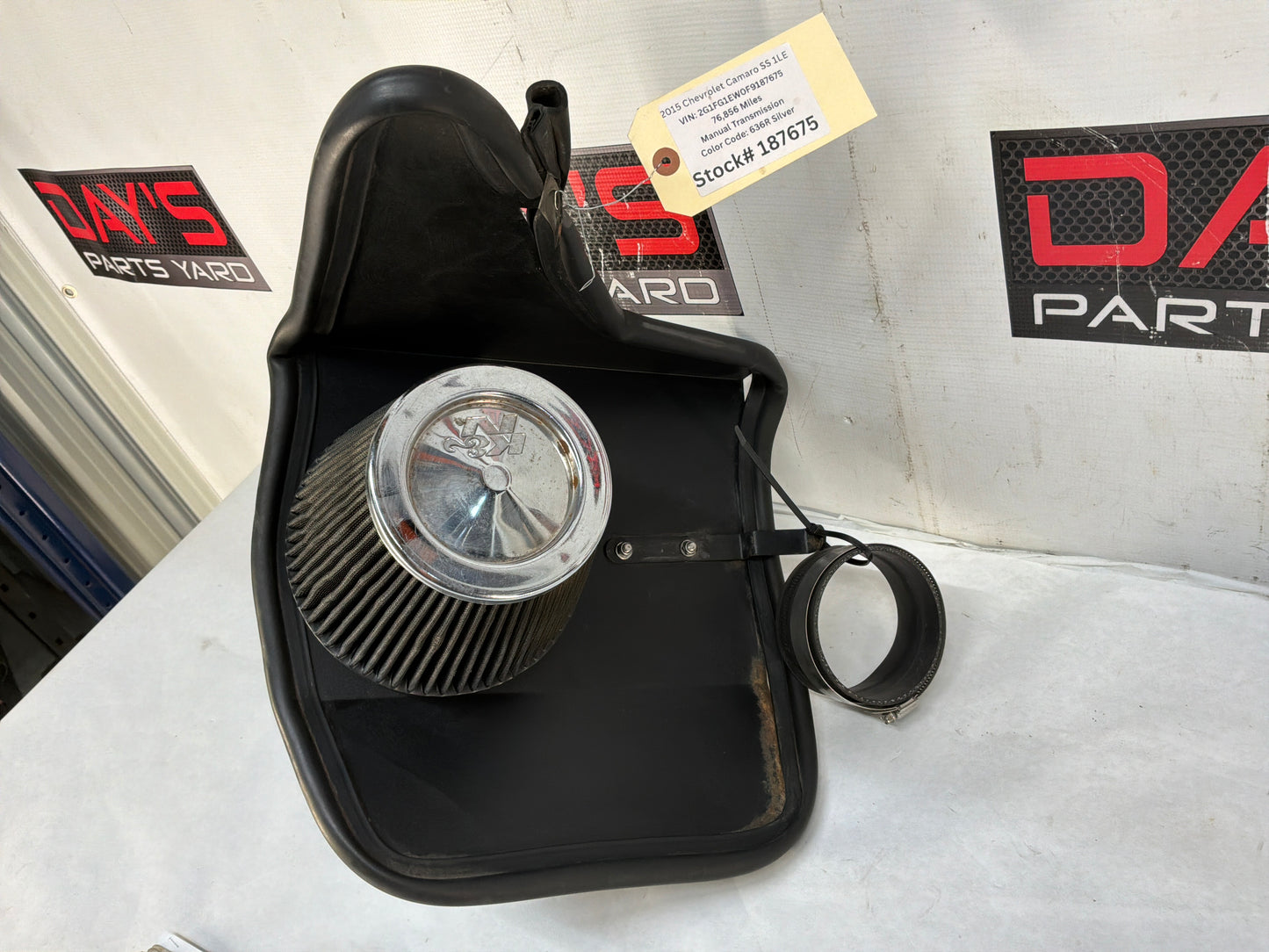 2015 Chevrolet Camaro SS 1LE K&N Air Charger 63-3074 Cold Air Intake CAI Assembly