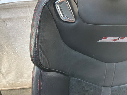 2014 Chevy SS Sedan Seats Fronts and Rears Black Leather Alcantara Suede OEM