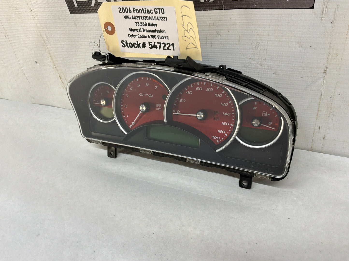 Speedometer - Day's Parts Yard