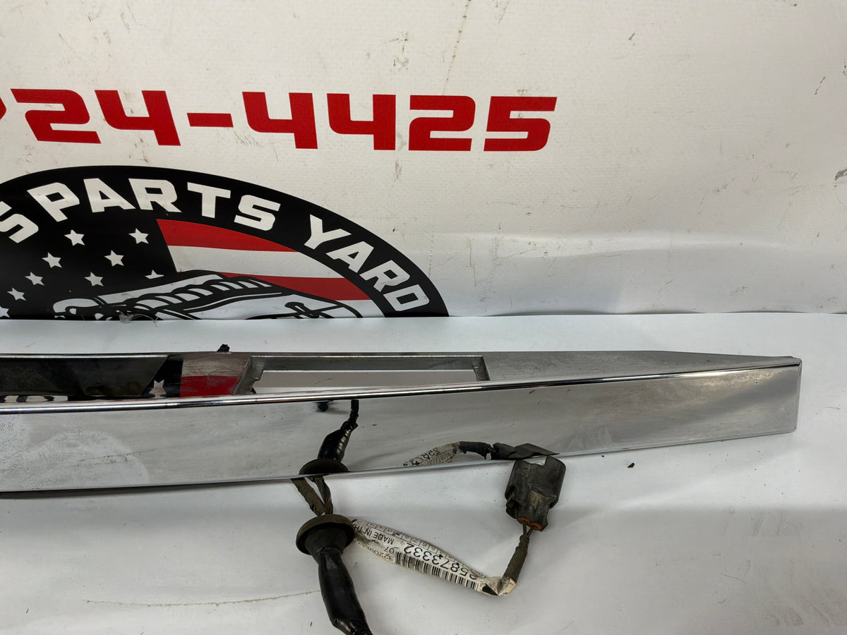 2009 Cadillac CTS-V License Light Lamp Finish Panel Trunk Camera Deck Trim OEM