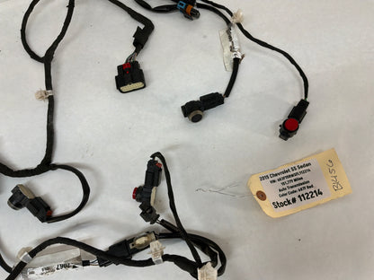 2015 Chevy SS Sedan Rear Bumper Wire Wiring Harness w/Parkin g Assist Alarm Sensor OEM