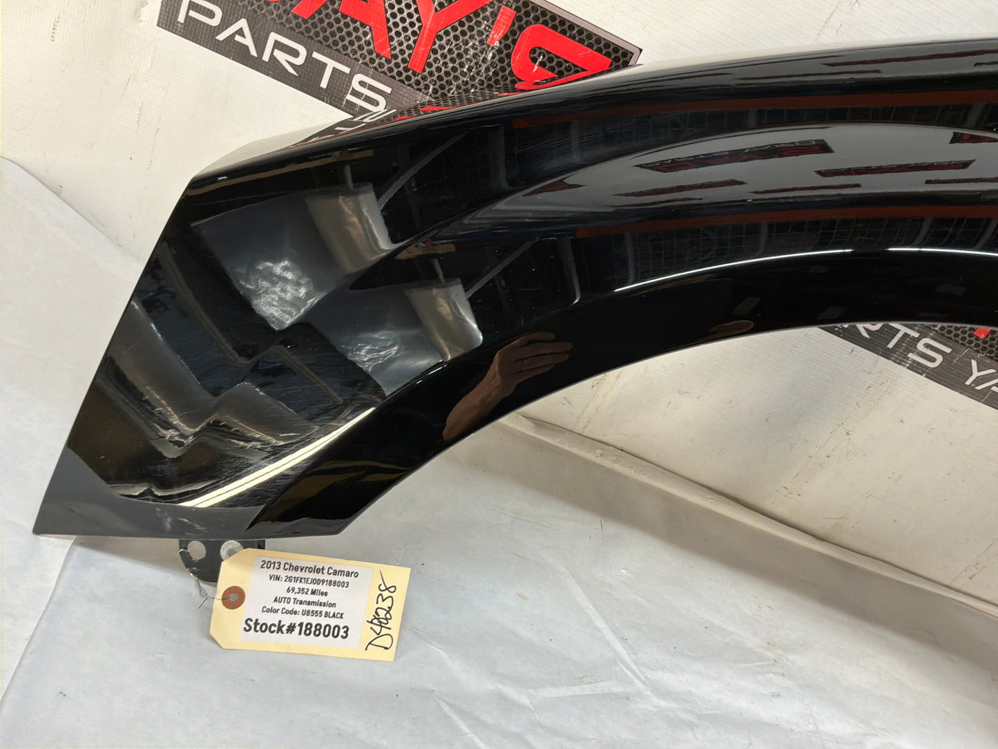 2013 Chevy Camaro LH Driver Front Fender Black OEM