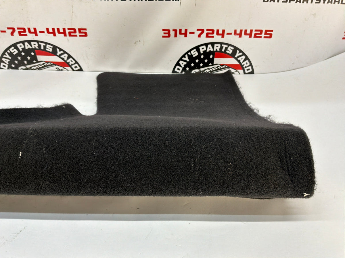 2002 Chevy C5 Corvette Convertible Rear Seat Back Inner Riser Carpet Black OEM