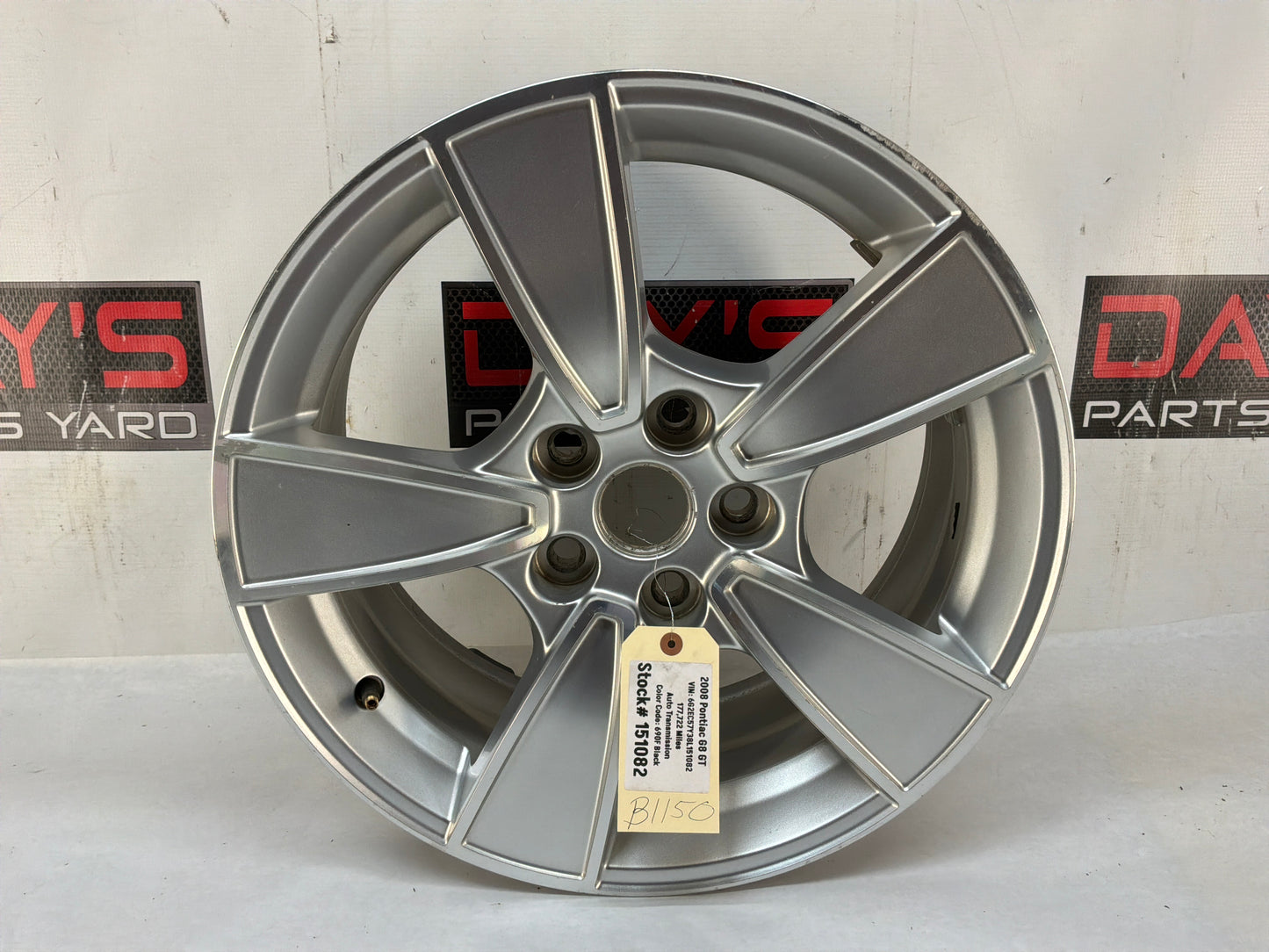 2008 Pontiac G8 GT Factory OEM Wheel 18x8 OEM