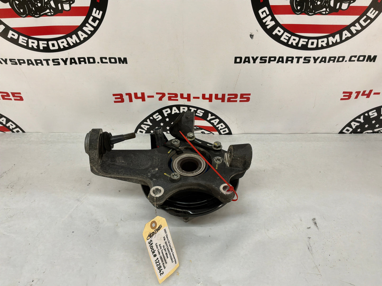 2007 C6 Corvette Convertible RH Passenger Rear Suspension Spindle Knuckle Hub Wheel Bearing OEM