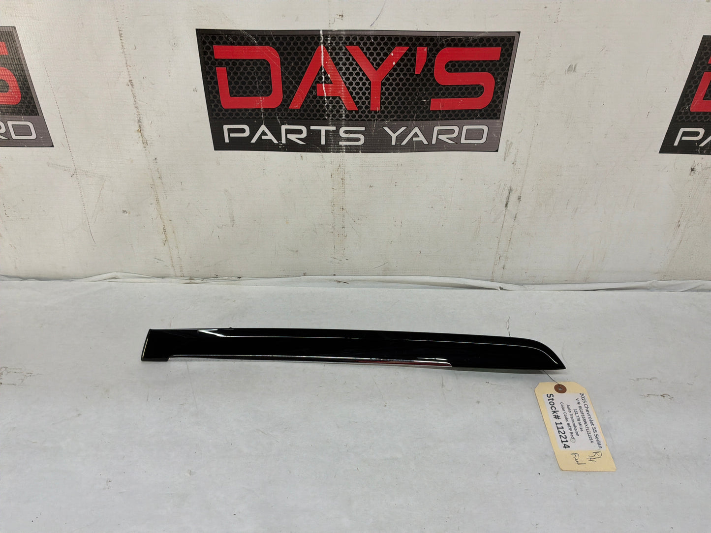 2015 Chevy SS Sedan RH Passenger Front Interior Door Panel Trim Applique