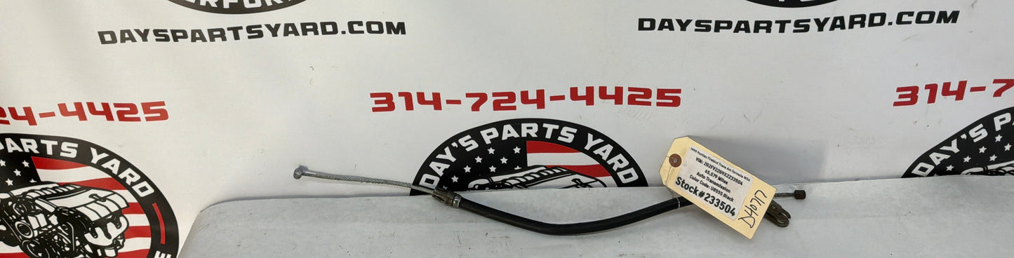 1999 Pontiac Firebird Trans Am Formula WS6 Emergency E Parking Brake Cables OEM