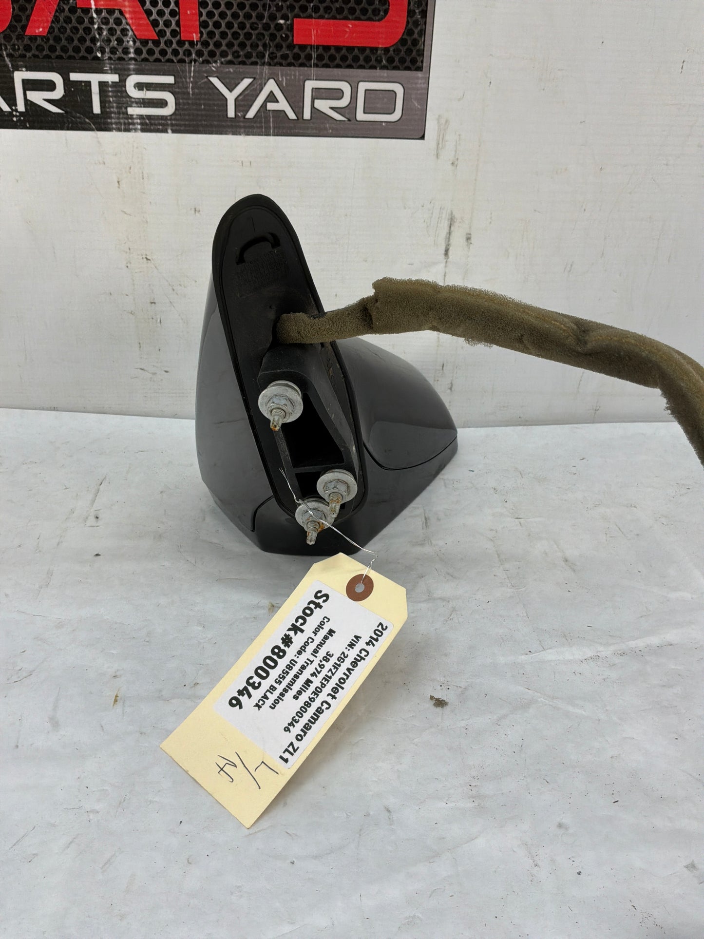 2014 Chevy Camaro ZL1 LH Driver Exterior Outside Mirror Black OEM