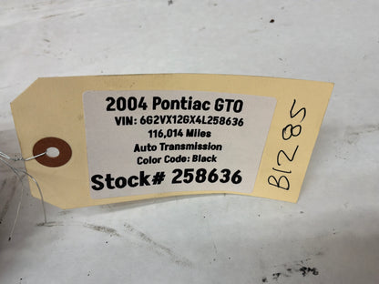 2004 Pontiac GTO RH Passenger Rear Wheel Spindle Hub CV Axle Flange OEM