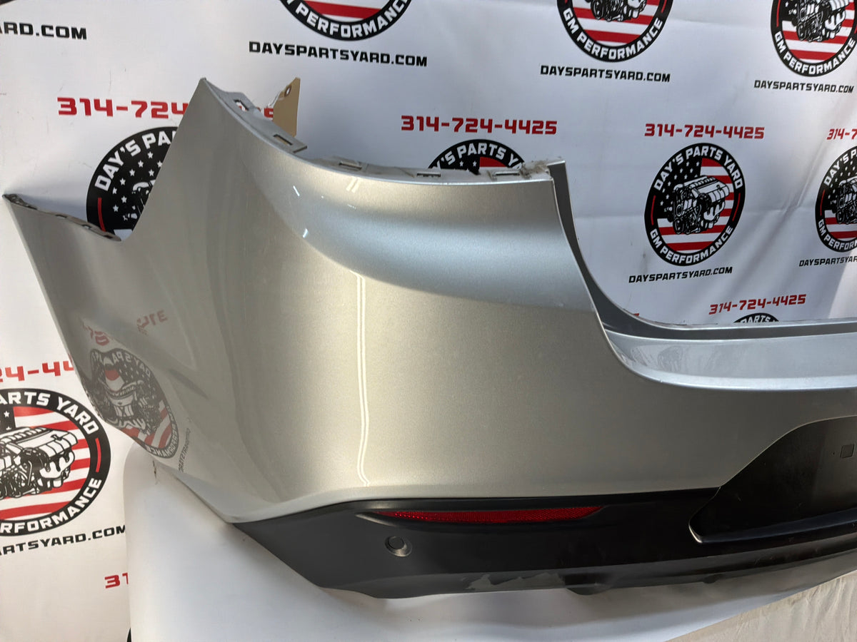 2014 Chevy SS Sedan Complete Rear Bumper Cover Panel Silver OEM