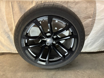 2014 Chevy Camaro ZL1 Factory OEM Wheels Rims and Goodyear Eagle F1 Tires 20X10 20X11
