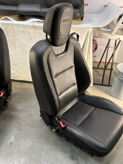 2013 Chevy Camaro 1LE Seats Front and Rears Black Leather OEM