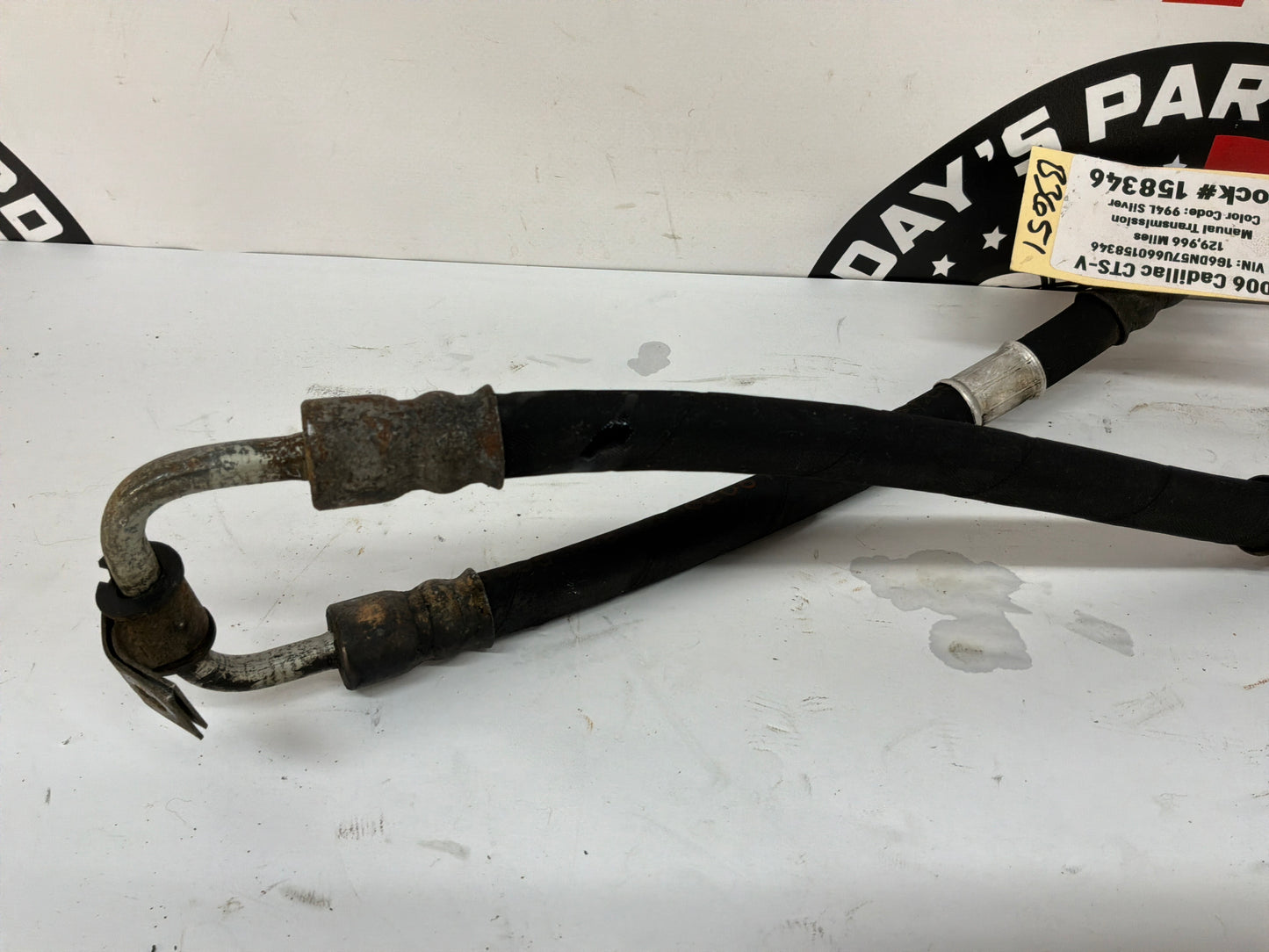 2006 Cadillac CTS-V Power Steering Pressure Hose Line