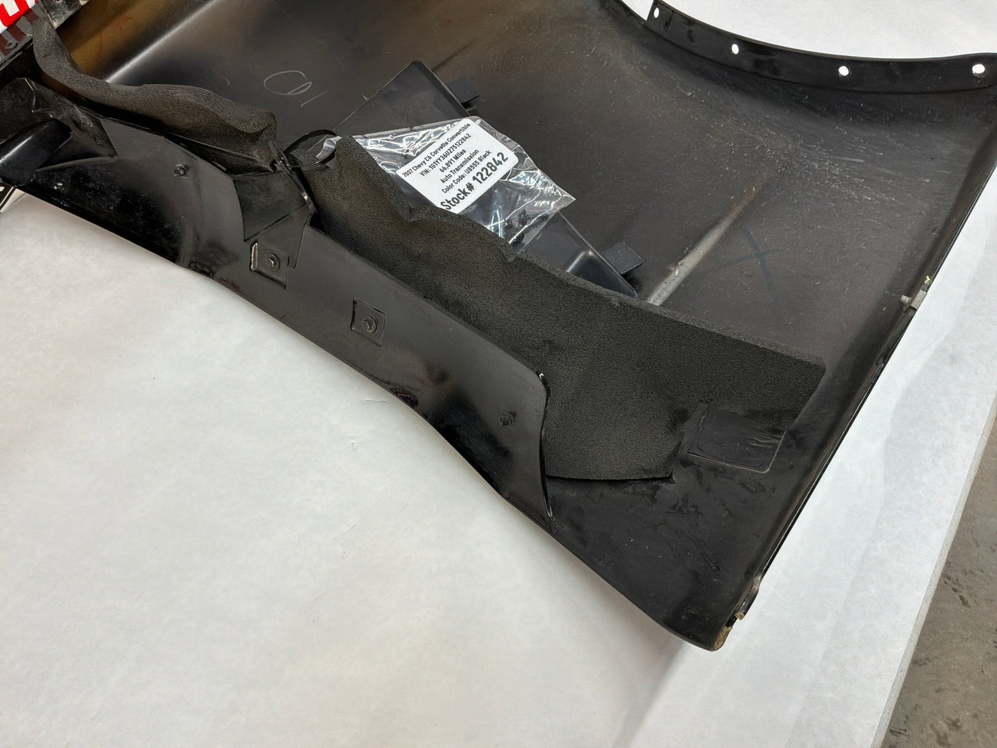 2007 C6 Corvette Convertible LH Driver Front Fender Black OEM