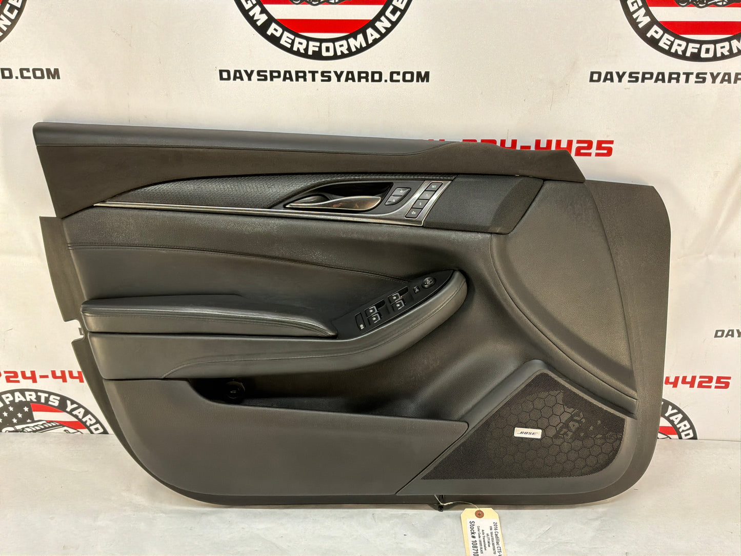 2016 Cadillac CTS-V LH Driver Front Door Panel OEM
